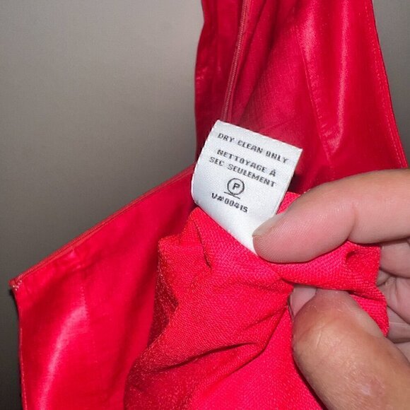 DIANE VON FURSTENBERG DVF Shimmer Coral Pink Wrap Tie Sheen Shorts US 6 - Picture 6 of 9